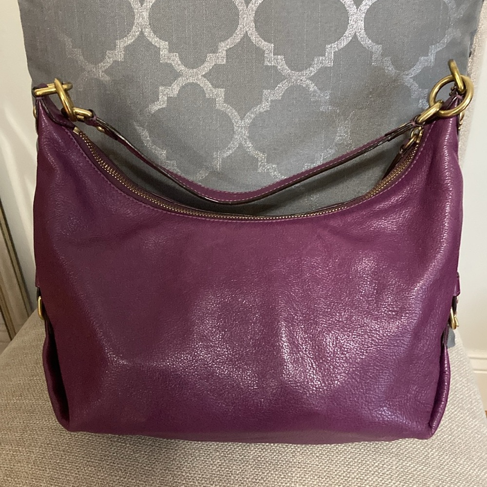 Coach Raspberry Shoulder Bag - Picture 2 of 10